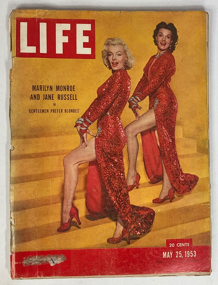 RES* VTG Life Magazine May 25 1953 Marilyn Monroe and Jane Russell