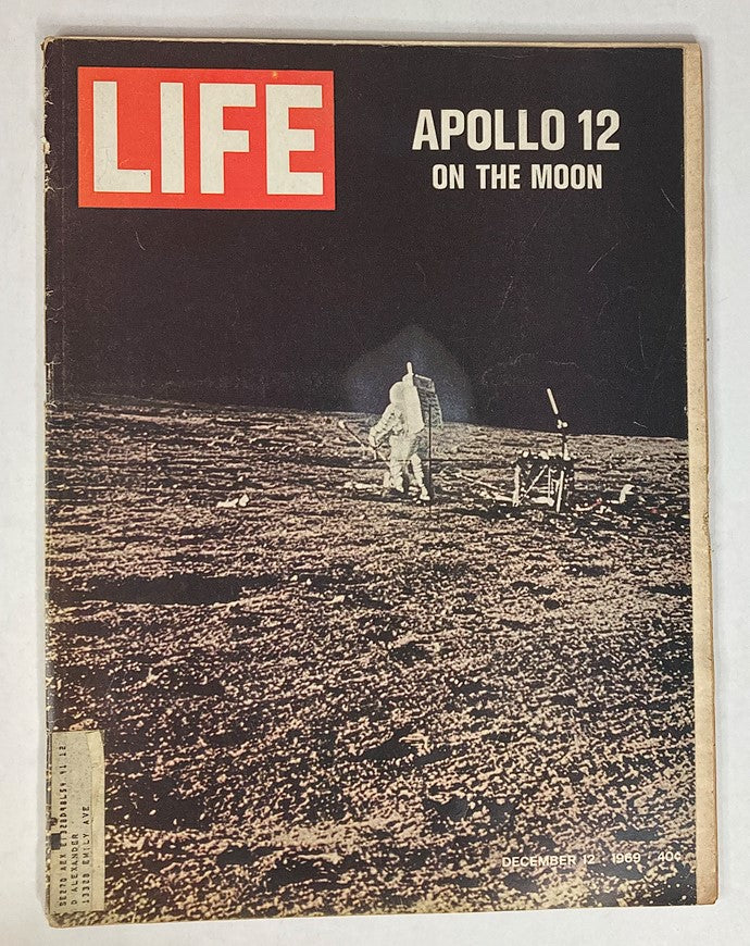 RES* VTG Life Magazine December 12 1969 Apollo 12 Intrepid of Sea Storms