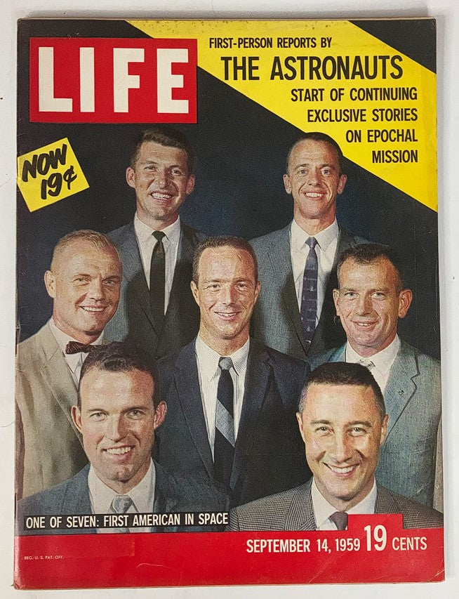 VTG Life Magazine September 14 1959 Astronauts at Langley Air Force