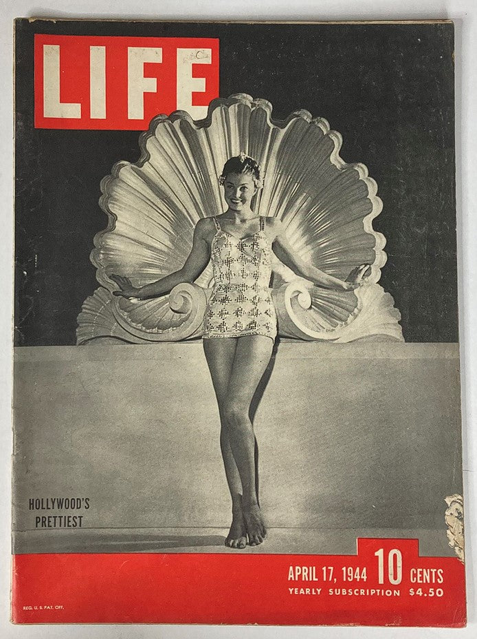 RES* VTG Life Magazine April 17 1944 Esther Williams No Label