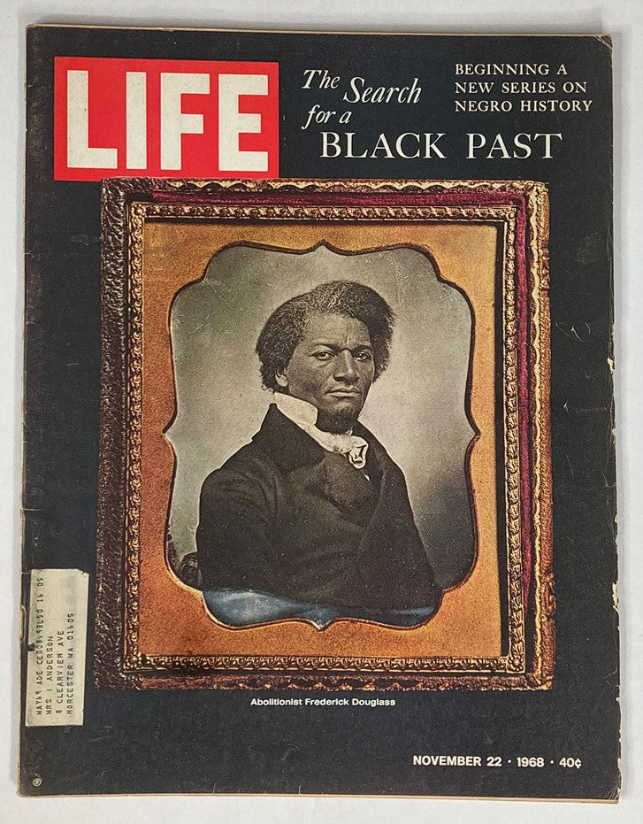 RES* VTG Life Magazine November 22 1968 Abolitionist Frederick Douglass