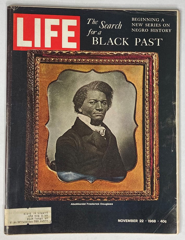 RES* VTG Life Magazine November 22 1968 Frederick Douglass Black Past