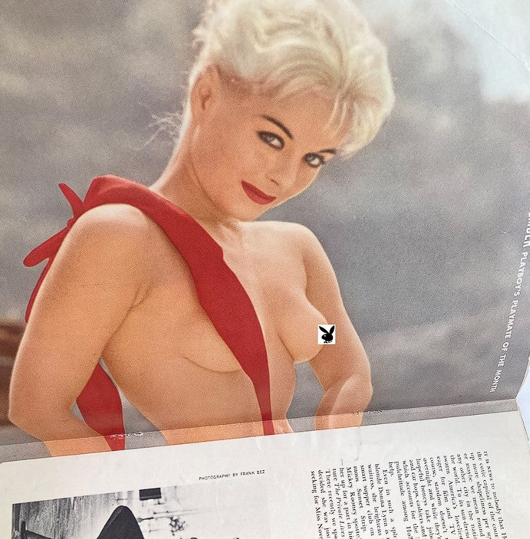 VTG Playboy Magazine November 1959 Donna Lynn w Centerfold No Label