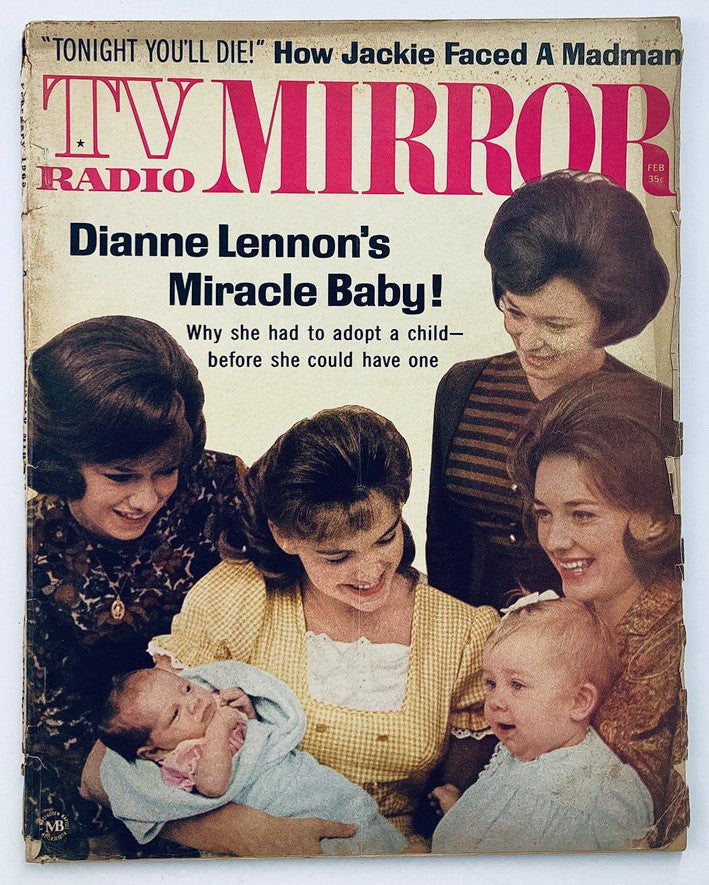 VTG TV Radio Mirror Magazine February 1965 Dianne Lennon No Label