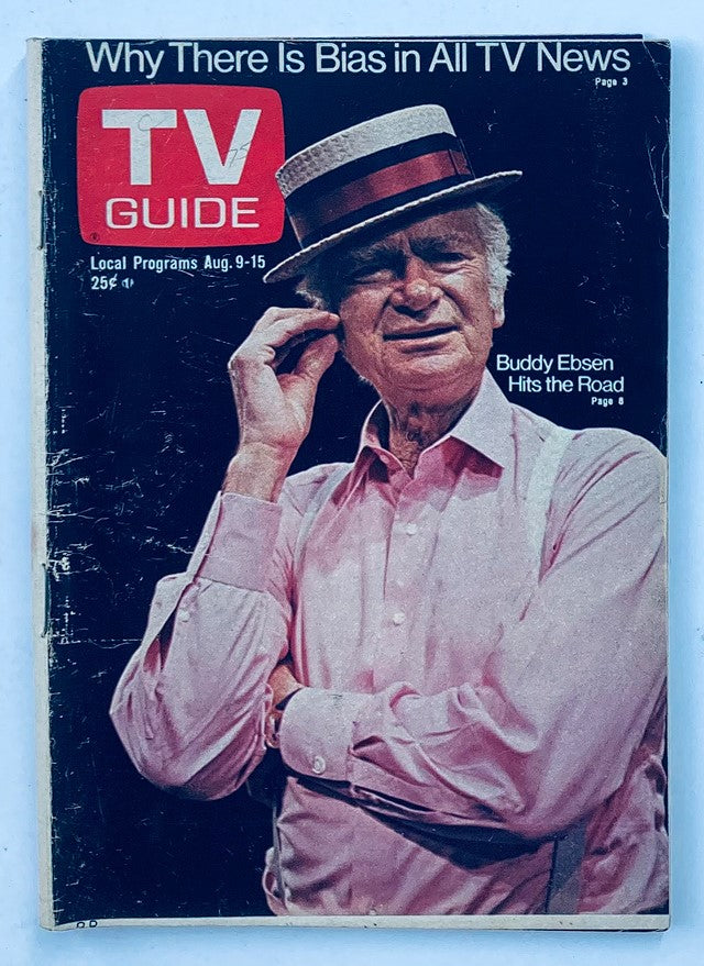 TV Guide Magazine August 9 1975 Buddy Ebsen WA-Baltimore Ed. No Label