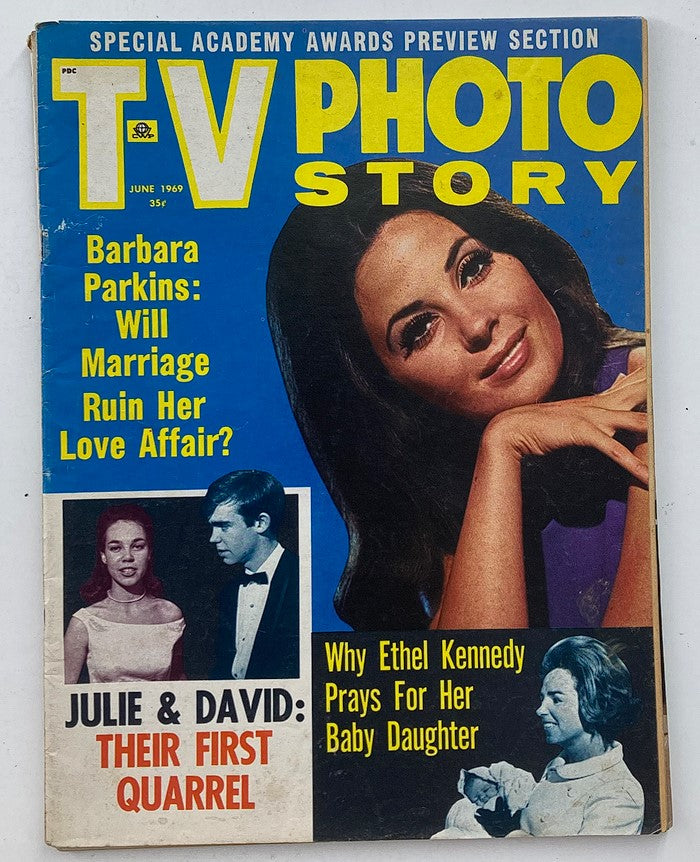 VTG TV Photo Story Magazine June 1969 Vol 2 #11 Barbara Parkins No Label