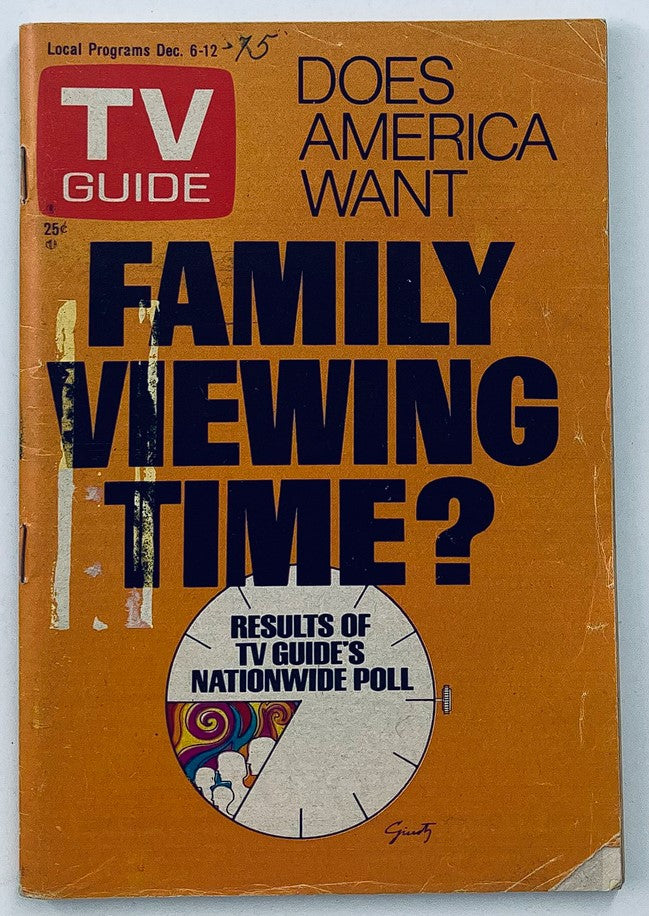 TV Guide Magazine December 6 1975 Family Viewing Time WA-Baltimore Ed.