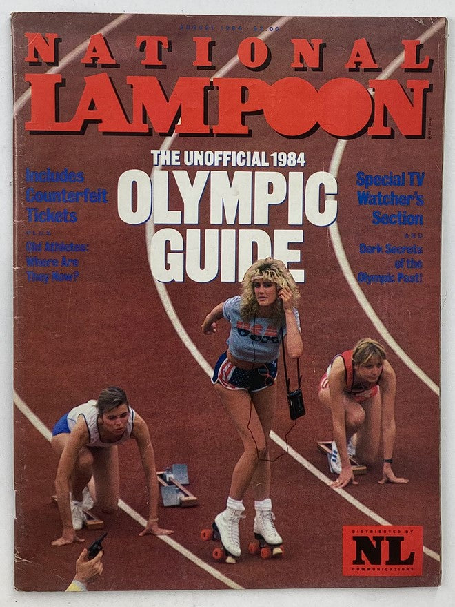 VTG National Lampoon Magazine August 1984 The Unofficial Olympic Guide No Label