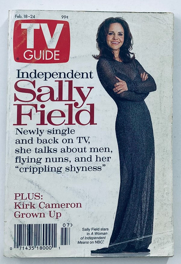 TV Guide Magazine February 18 1995 Sally Field Chicago Metro Ed. No Label