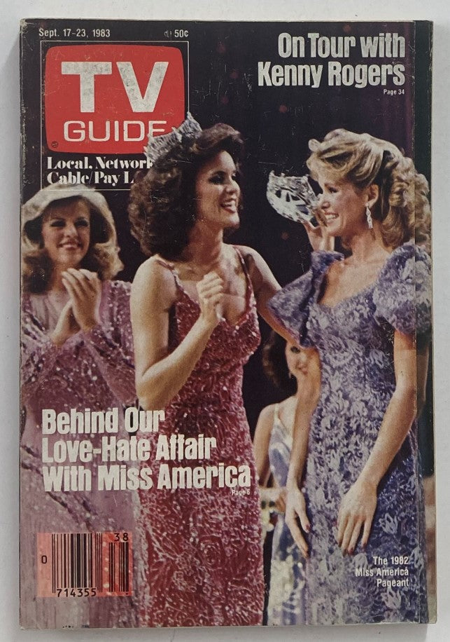 TV Guide Magazine September 17 1983 Nancy Chapman, Liz Ward PA Ed. No Label