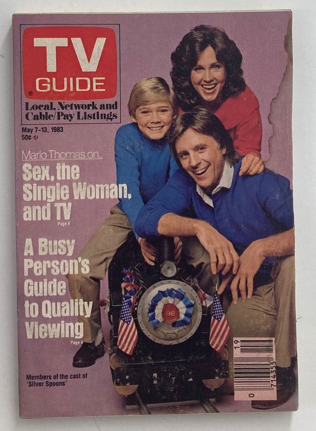 TV Guide Magazine May 7 1983 Marlo Thomas Philadelphia Ed. No Label