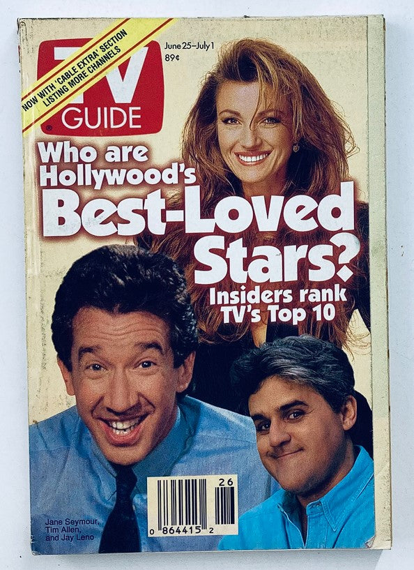 TV Guide Magazine June 25 1994 Tim Allen Jane Seymour Chicago Metro Ed. No Label