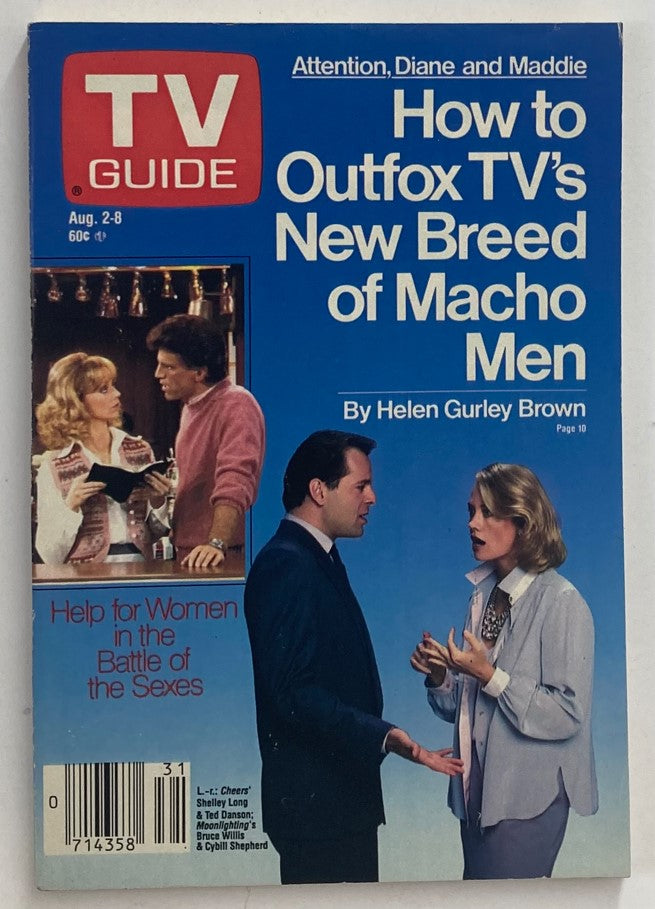 TV Guide Magazine August 2 1986 Cybill Shepherd Philadelphia Ed. No Label