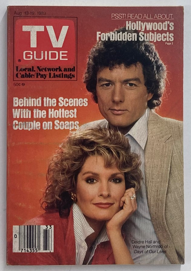 TV Guide Magazine August 13 1983 Deidre Hall Philadelphia Ed. No Label