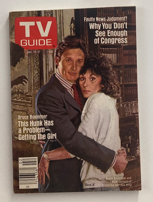 TV Guide Magazine January 11 1986 Bruce Boxleitner San Diego Ed. No Label