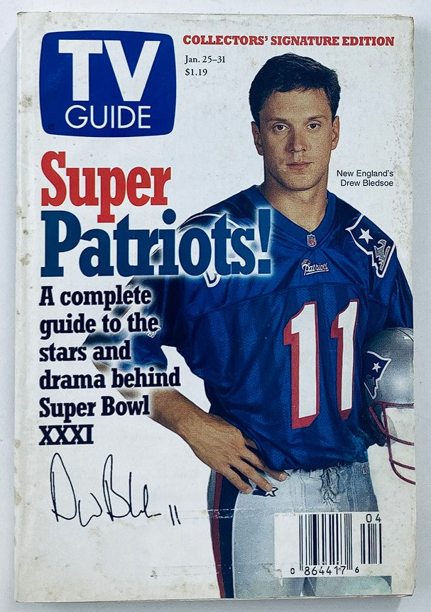 TV Guide Magazine January 25 1997 Drew Bledsoe Providence Edition