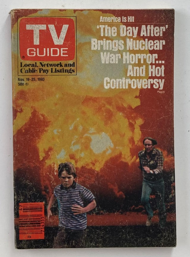 TV Guide Magazine November 19 1983 America is Hit The Day After PA Ed. No Label