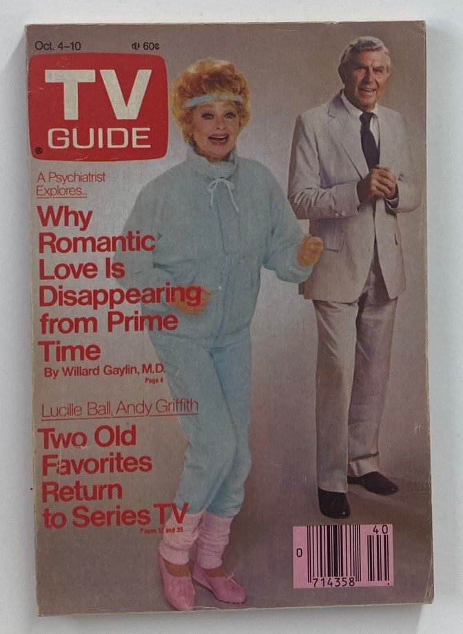 TV Guide Magazine October 4 1986 Lucille Ball N.Y. Metro Ed. No Label