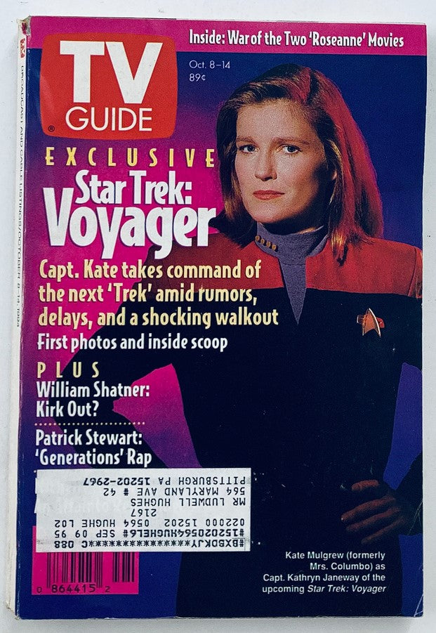 TV Guide Magazine October 8 1994 Kate Mulgrew Pittsburgh Metro Ed.