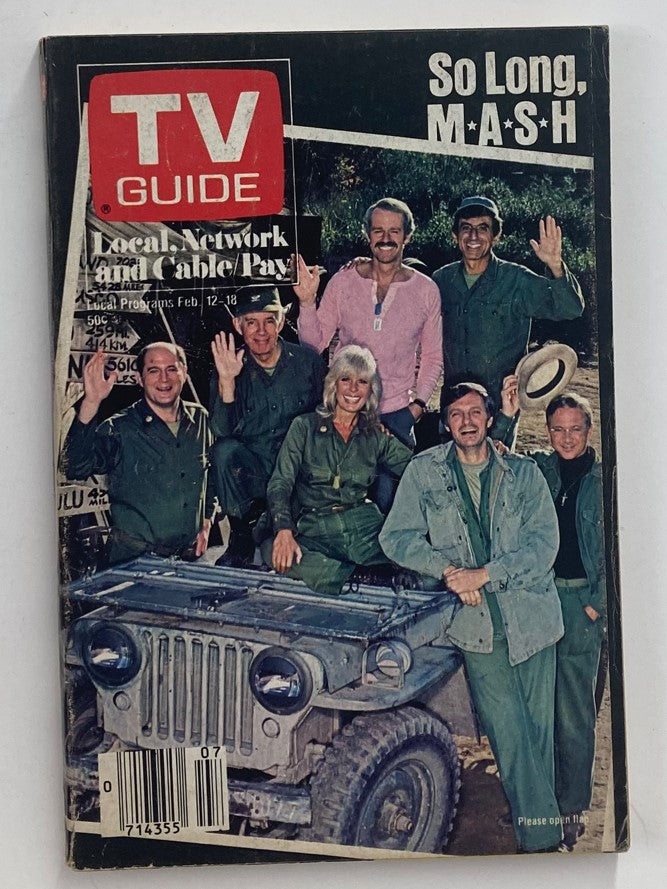 TV Guide Magazine February 12 1983 So Long M*A*S*H Pittsburgh Ed. No Label