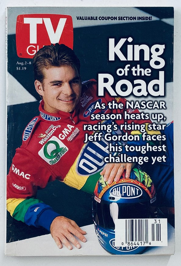 TV Guide Magazine August 2 1997 Jeff Gordon Eastern NC Ed. No Label