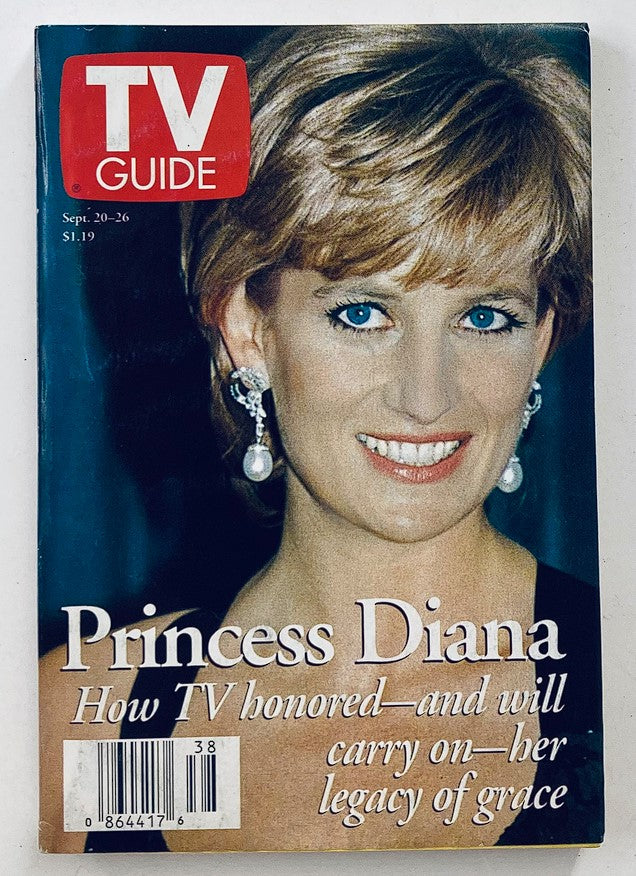 TV Guide Magazine September 20 1997 Princess Diana Grand Rapids Ed. No Label