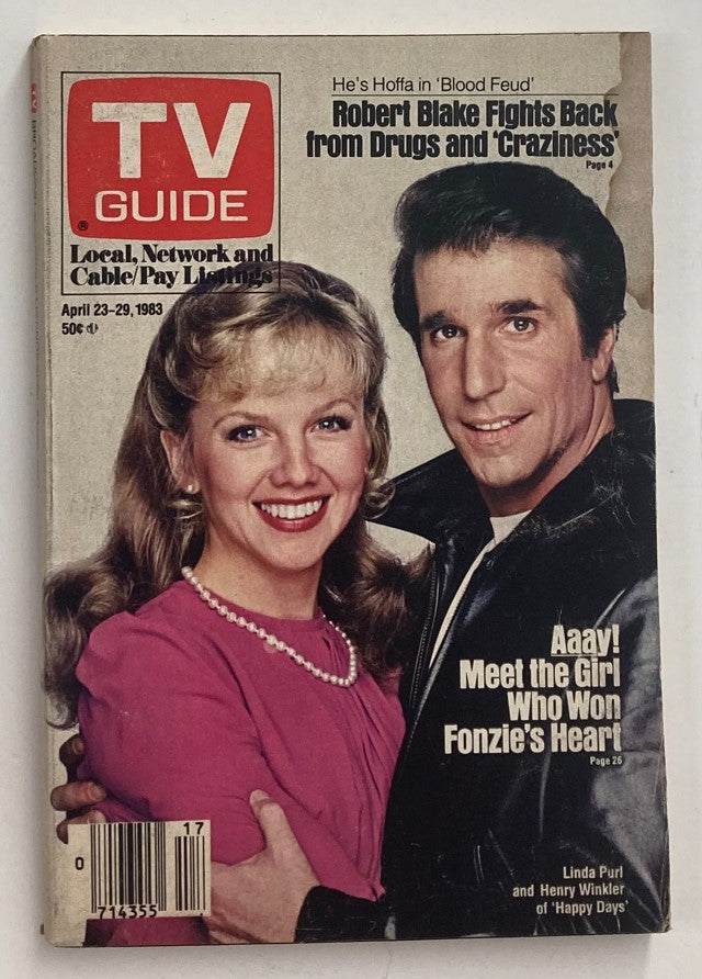 TV Guide Magazine April 23 1983 Henry Winkler Philadelphia Ed. No Label