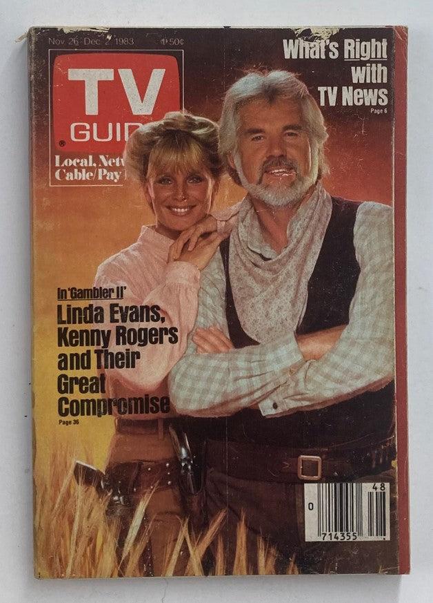 TV Guide Magazine November 26 1983 Linda Evans Philadelphia Ed. No Label