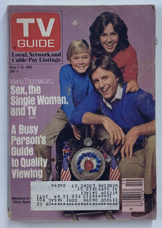 TV Guide Magazine May 7 1983 Cast of Silver Spoons Hartford-New Haven Ed.