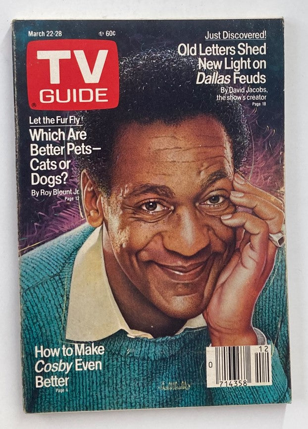 TV Guide Magazine March 22 1986 Bill Cosby PA-NY State Ed. No Label