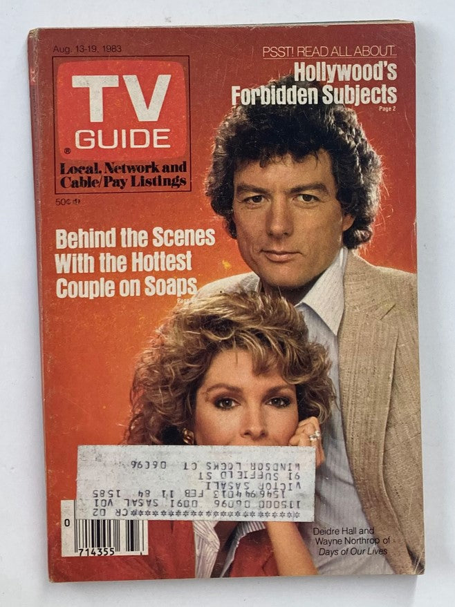 TV Guide Magazine August 13 1983 Wayne Northrop Hartford-New Haven Ed.