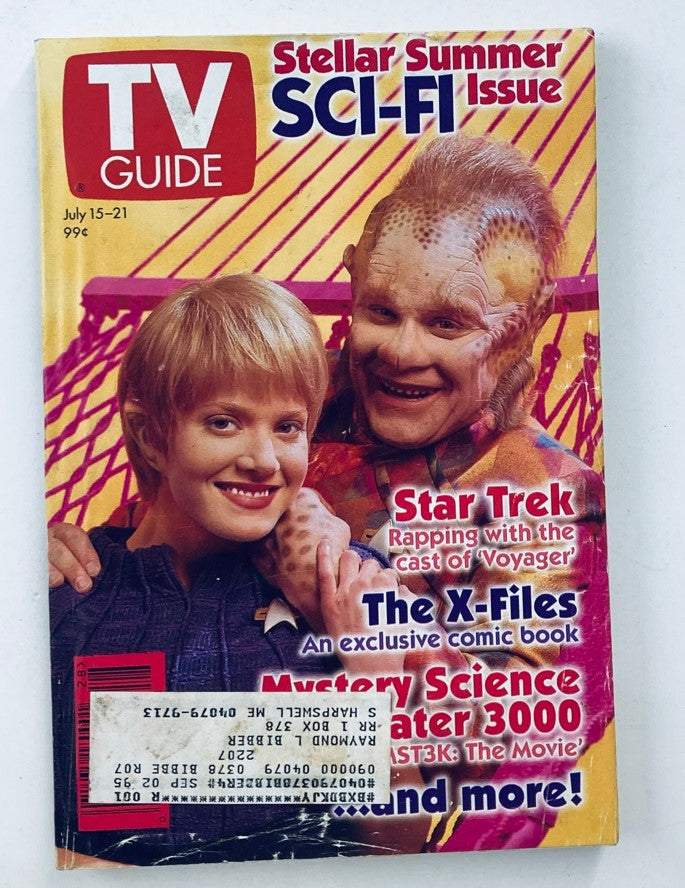 TV Guide Magazine July 15 1995 Ethan Phillips, Jennifer Lien Maine Ed.