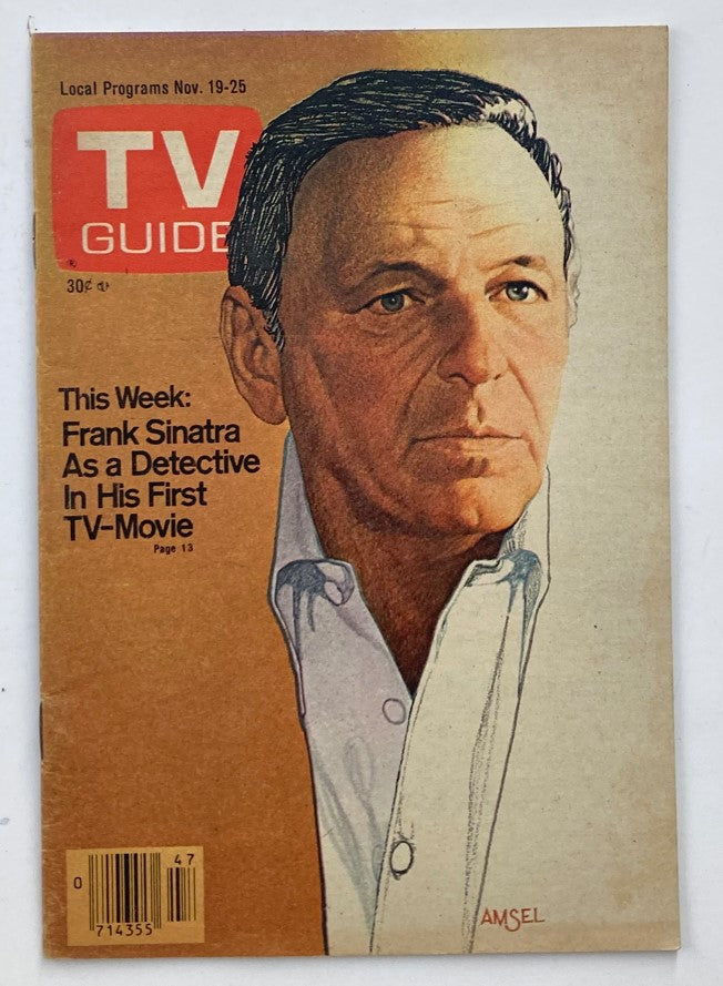 TV Guide Magazine November 19 1977 Issue #1286 Frank Sinatra No Edition No Label