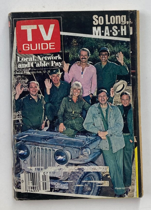 TV Guide Magazine February 12 1983 M*A*S*H Farewell Hartford-New Haven Ed.