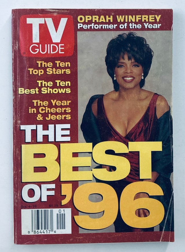 TV Guide Magazine January 4 1997 Oprah Winfrey San Diego Ed. No Label