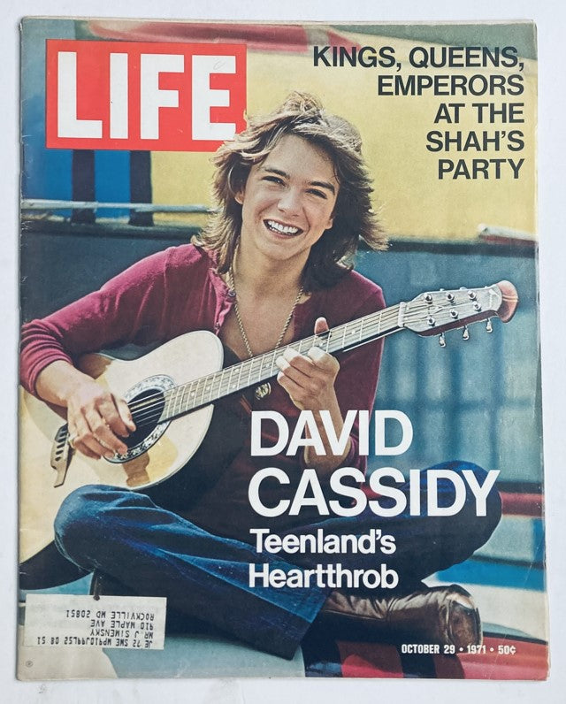 RES* VTG Life Magazine October 29 1971 Heartthrob David Cassidy