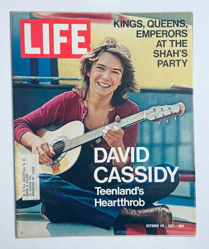 RES* VTG Life Magazine October 29 1971 Teenland Heartthrob David Cassidy