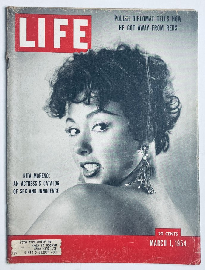 RES* VTG Life Magazine March 1 1954 Rita Moreno The Actress's Catalog