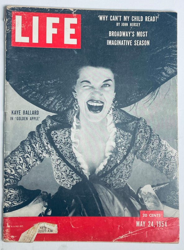 RES* VTG Life Magazine May 24 1954 Kaye Ballard and Brooklyn Bridge