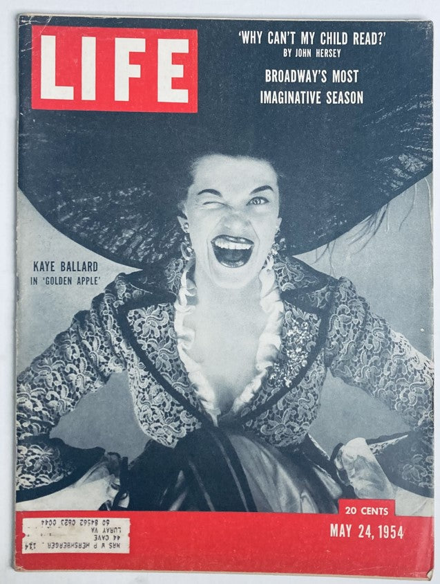 RES* VTG Life Magazine May 24 1954 Kaye Ballard and Broadway Season