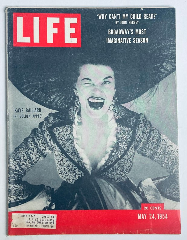 RES* VTG Life Magazine May 24 1954 Kaye Ballard and Last of Samaritans