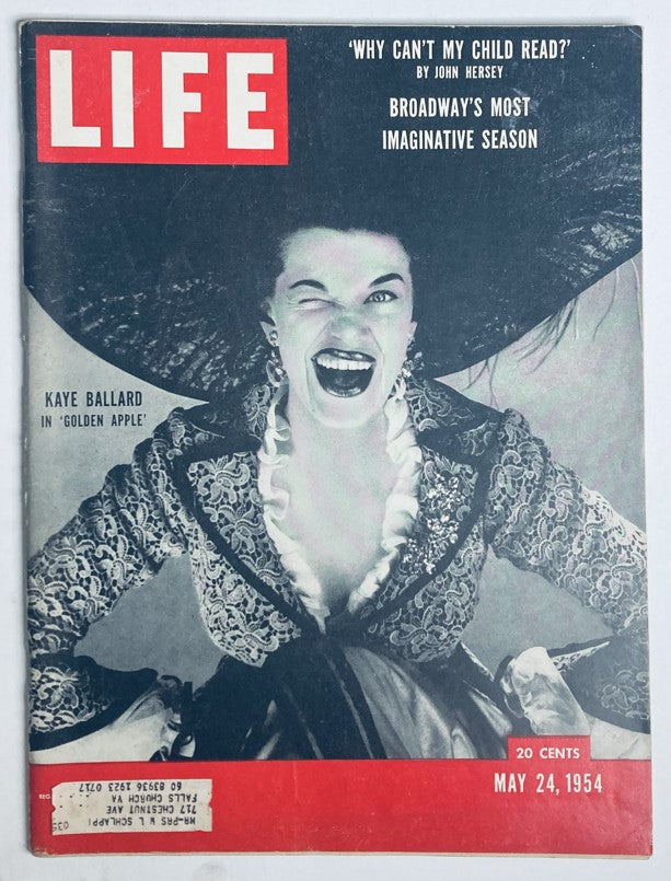 RES* VTG Life Magazine May 24 1954 Kaye Ballard and Broadway Goes Fancy