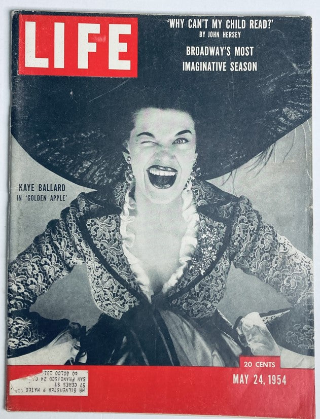 RES* VTG Life Magazine May 24 1954  Kaye Ballard and Biggest Caterpillar