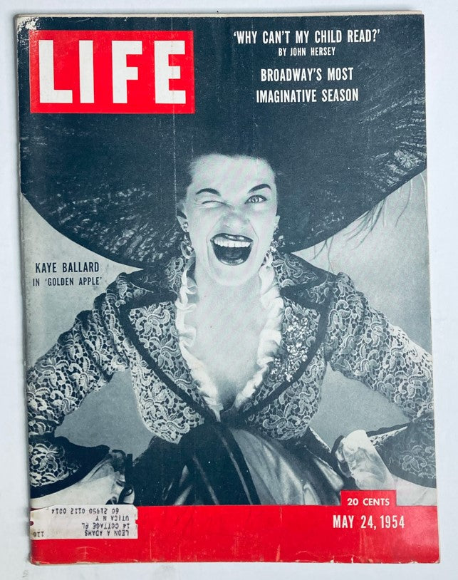 VTG Life Magazine May 24 1954 Vol 36 No. 21 Kaye Ballard and Missile Man's Magic