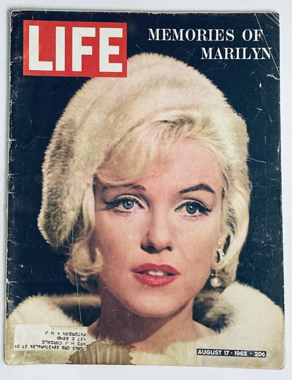 RES* VTG Life Magazine August 17 1962 Memories of Marilyn Monroe