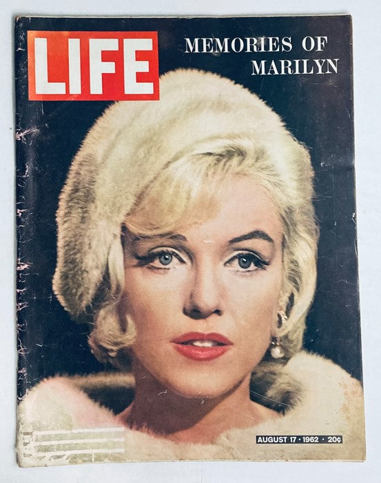 VTG Life Magazine August 17 1962 Marilyn Monroe Memories in Photo