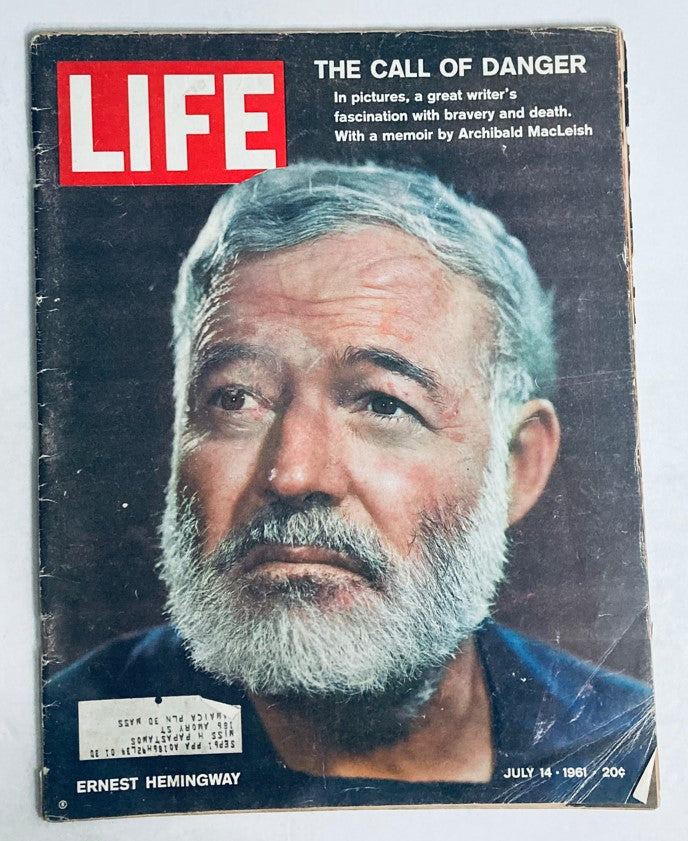 RES* VTG Life Magazine July 14 1961 Ernest Hemingway Death