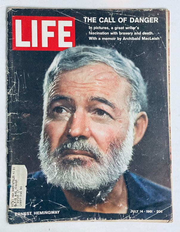 RES* VTG Life Magazine July 14 1961 The Death of Ernest Hemingway