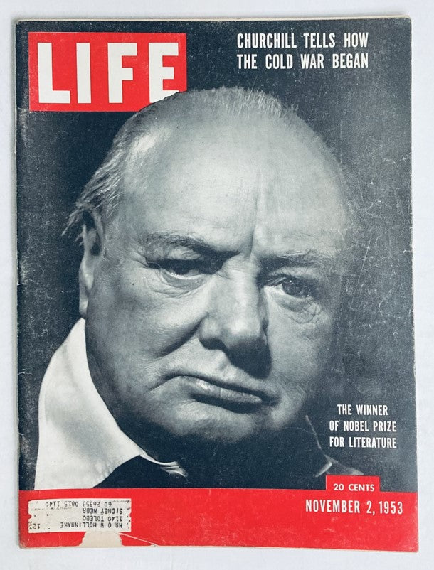 RES* Life Magazine November 2 1953 Vol 35 No. 18 Winston Churchill Cold War