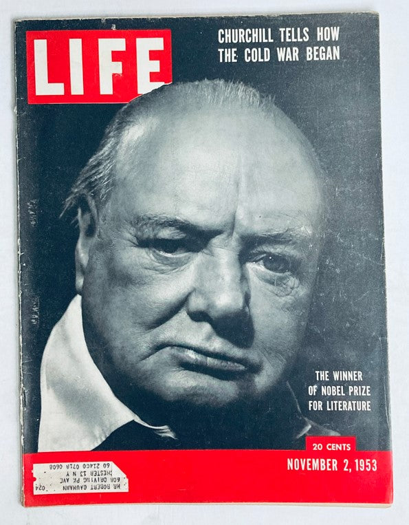 RES* Life Magazine November 2 1953 Vol 35 No. 18 Winston Churchill Tells How